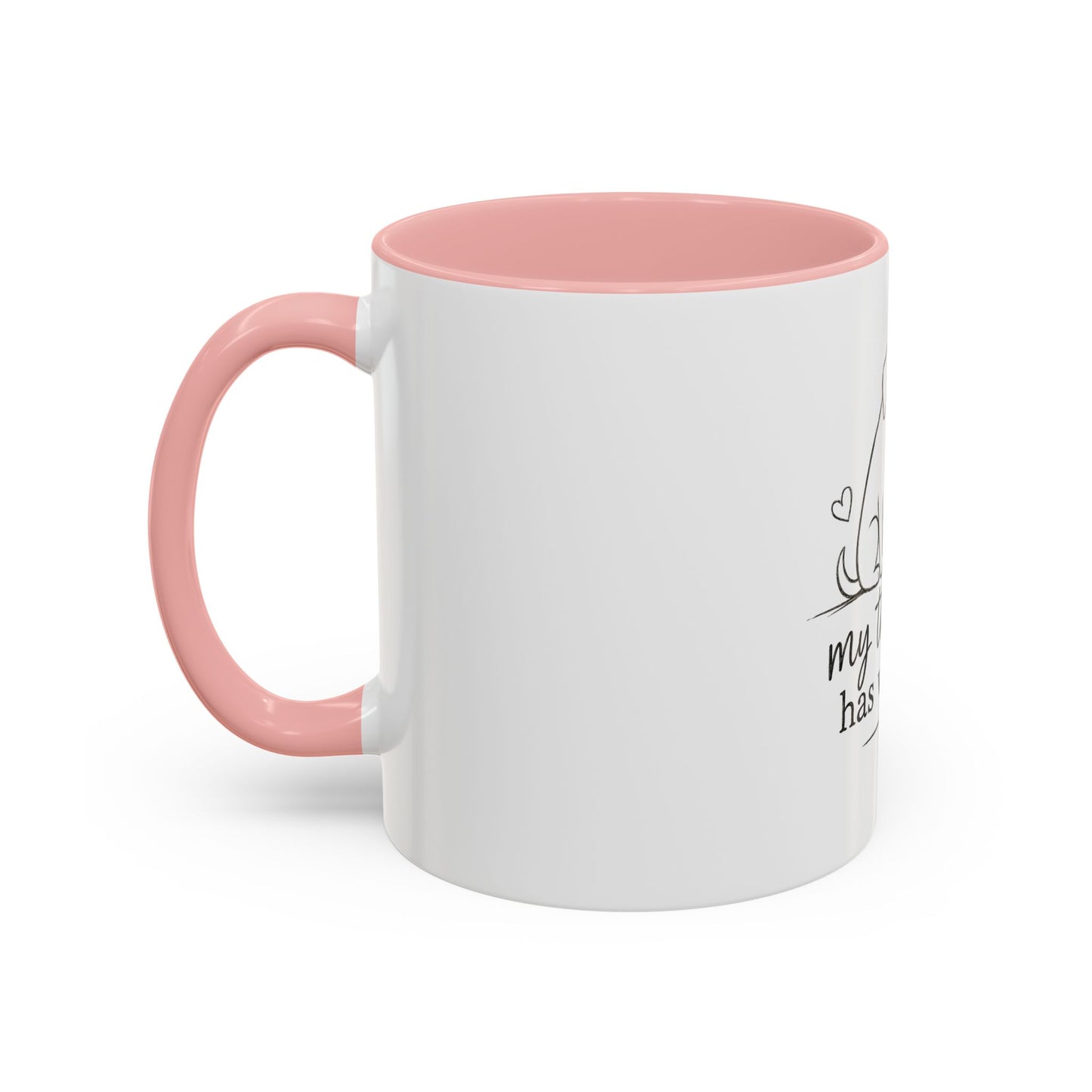 My Therapist Has Whiskers Mug | Cat and Dog Illustration Coffee Mug