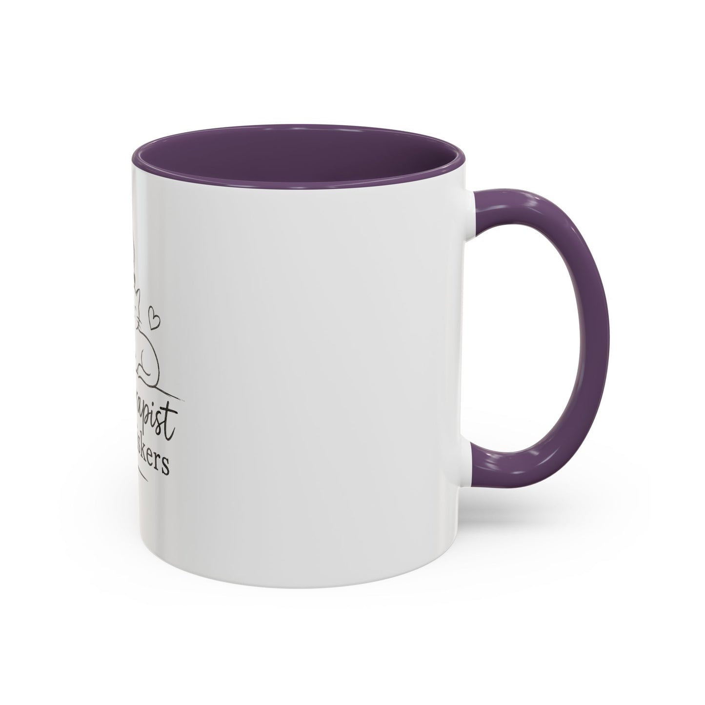 My Therapist Has Whiskers Mug | Cat and Dog Illustration Coffee Mug