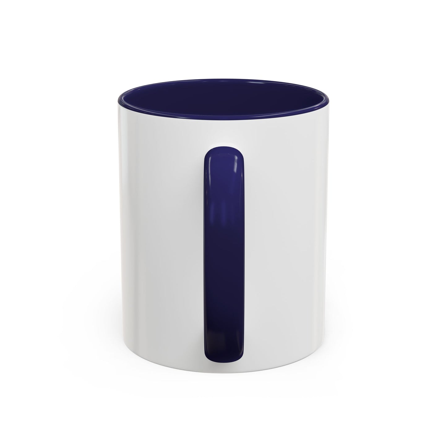 Jude - Walk Beside Me Accent Coffee Mug | Paw print, rainbow