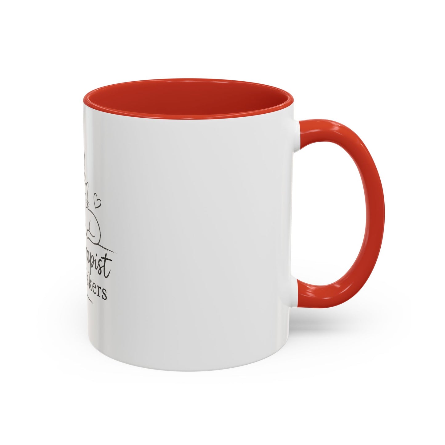 My Therapist Has Whiskers Mug | Cat and Dog Illustration Coffee Mug