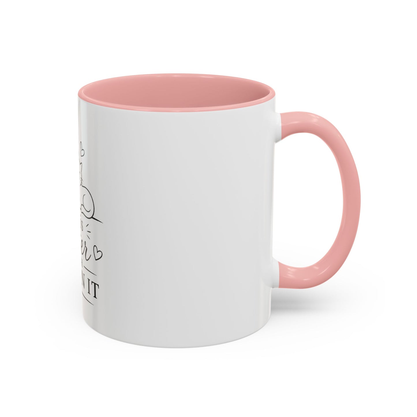 Life Is Better With Fur On It Mug | Cat and Dog Illustration Coffee Mug