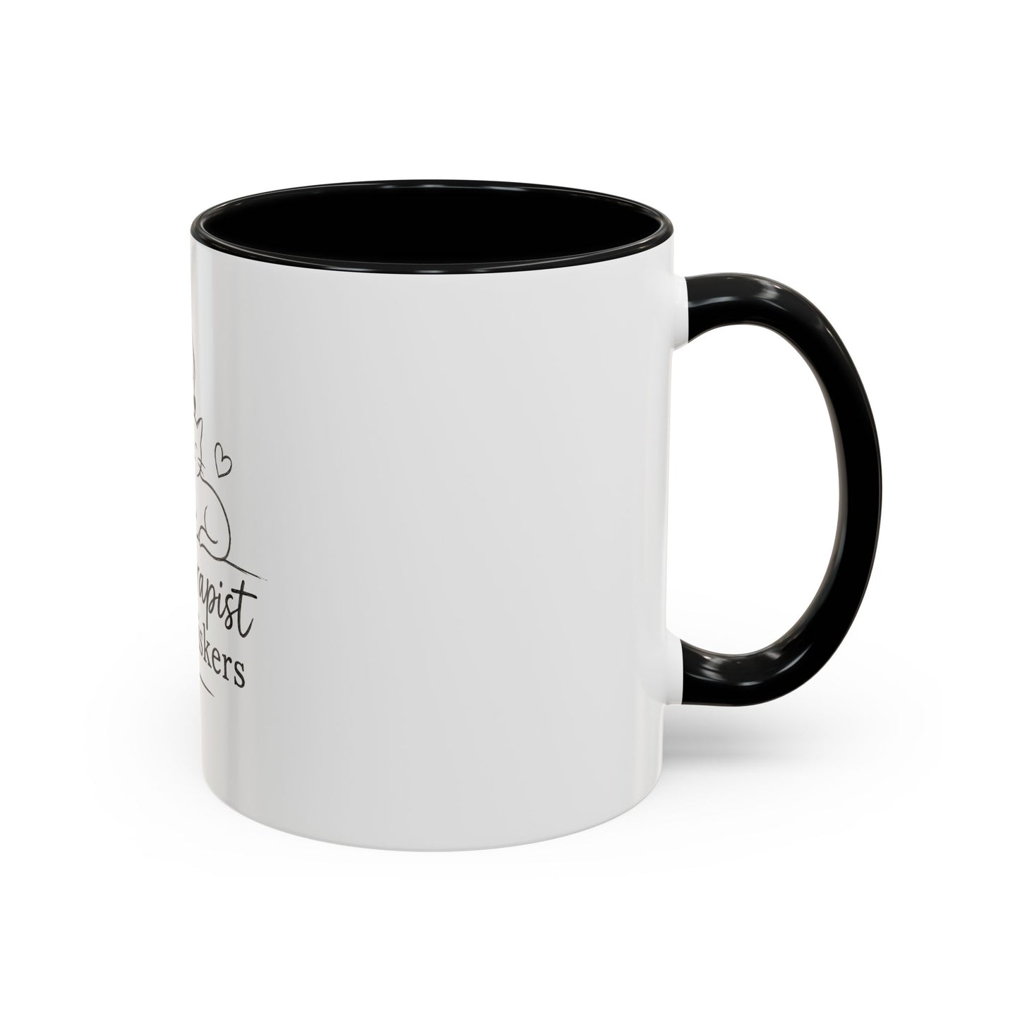 My Therapist Has Whiskers Mug | Cat and Dog Illustration Coffee Mug
