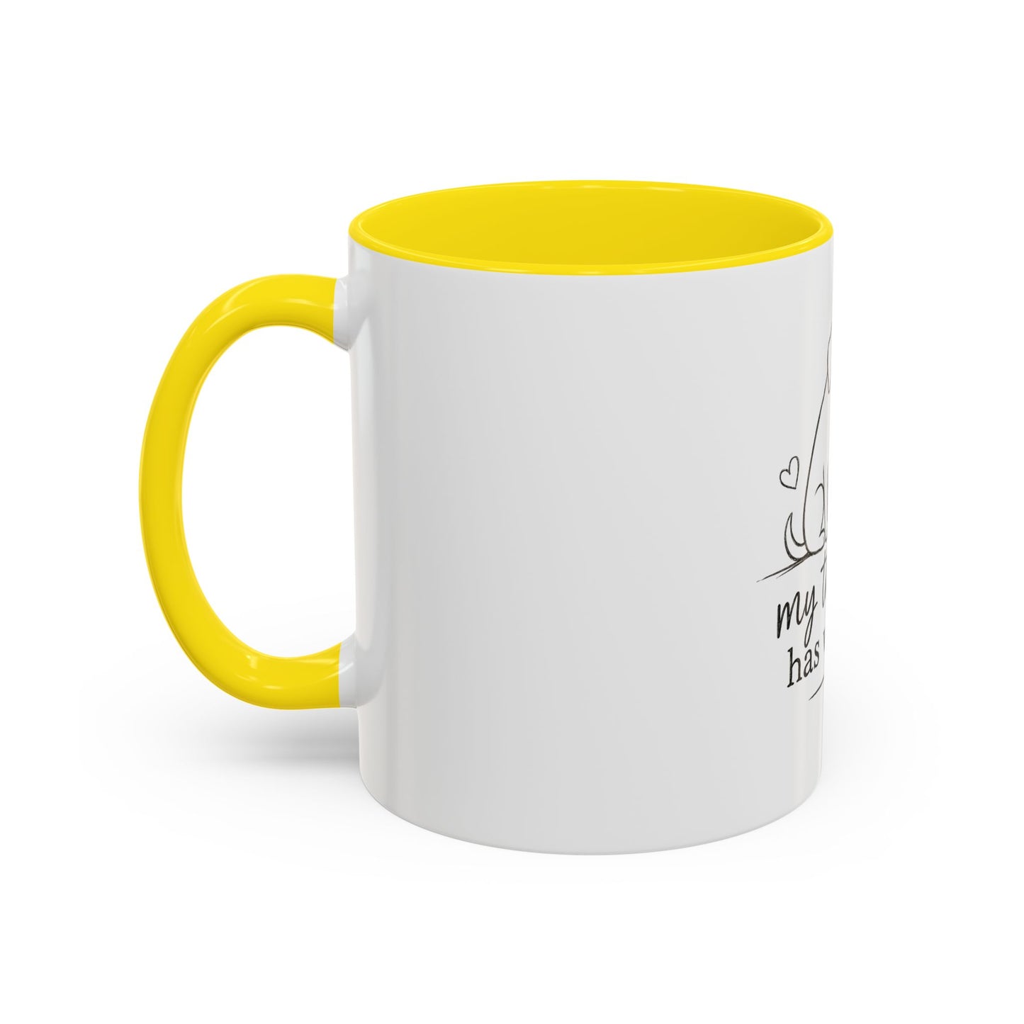 My Therapist Has Whiskers Mug | Cat and Dog Illustration Coffee Mug