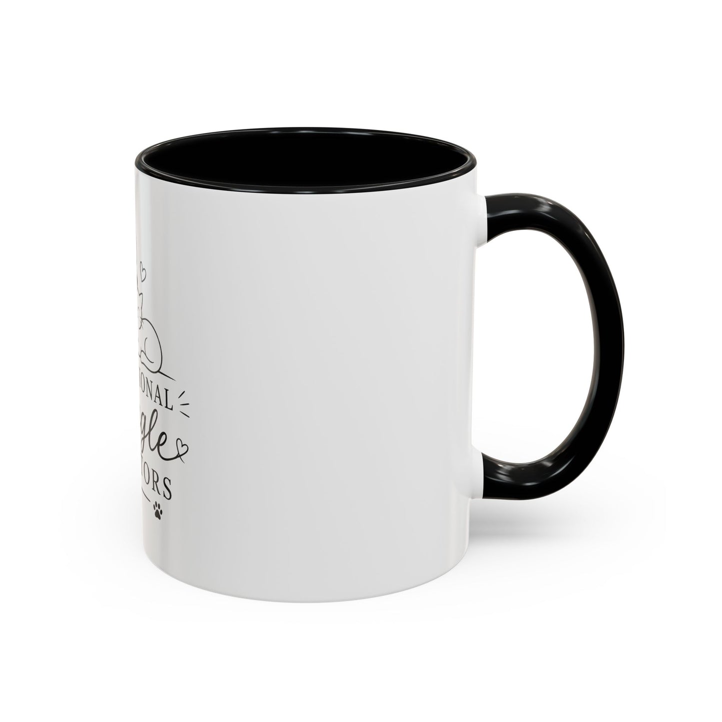 Professional  Snuggle Inspectors Mug | Cat and Dog Illustration Coffee Mug