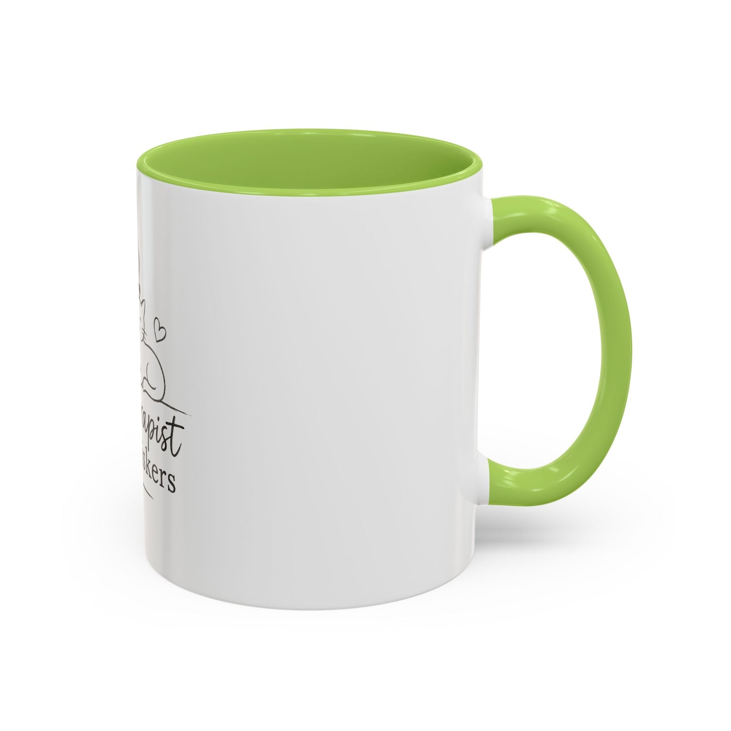 My Therapist Has Whiskers Mug | Cat and Dog Illustration Coffee Mug