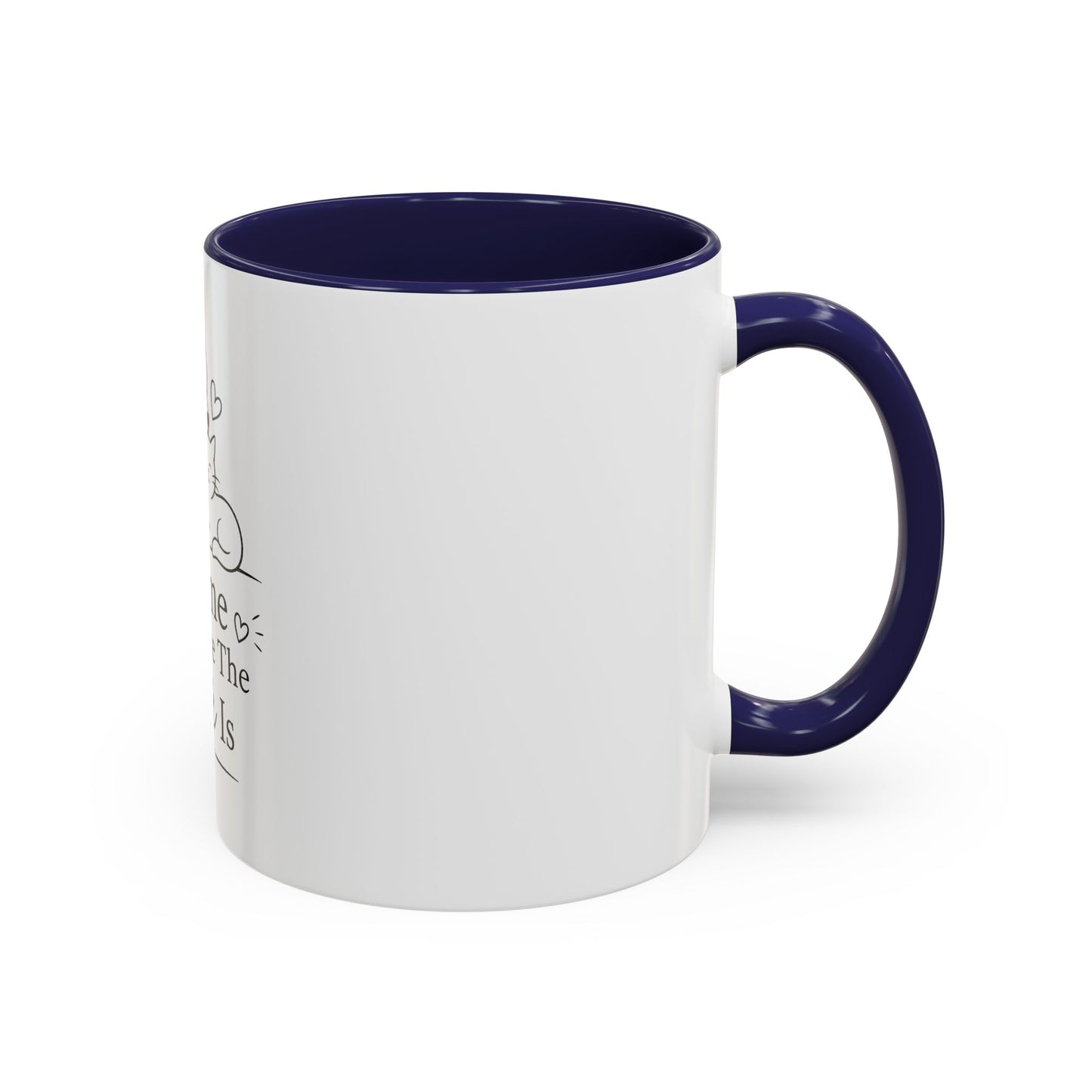 Home Is Where The Fur Is Mug | Cat and Dog Illustration Coffee Mug