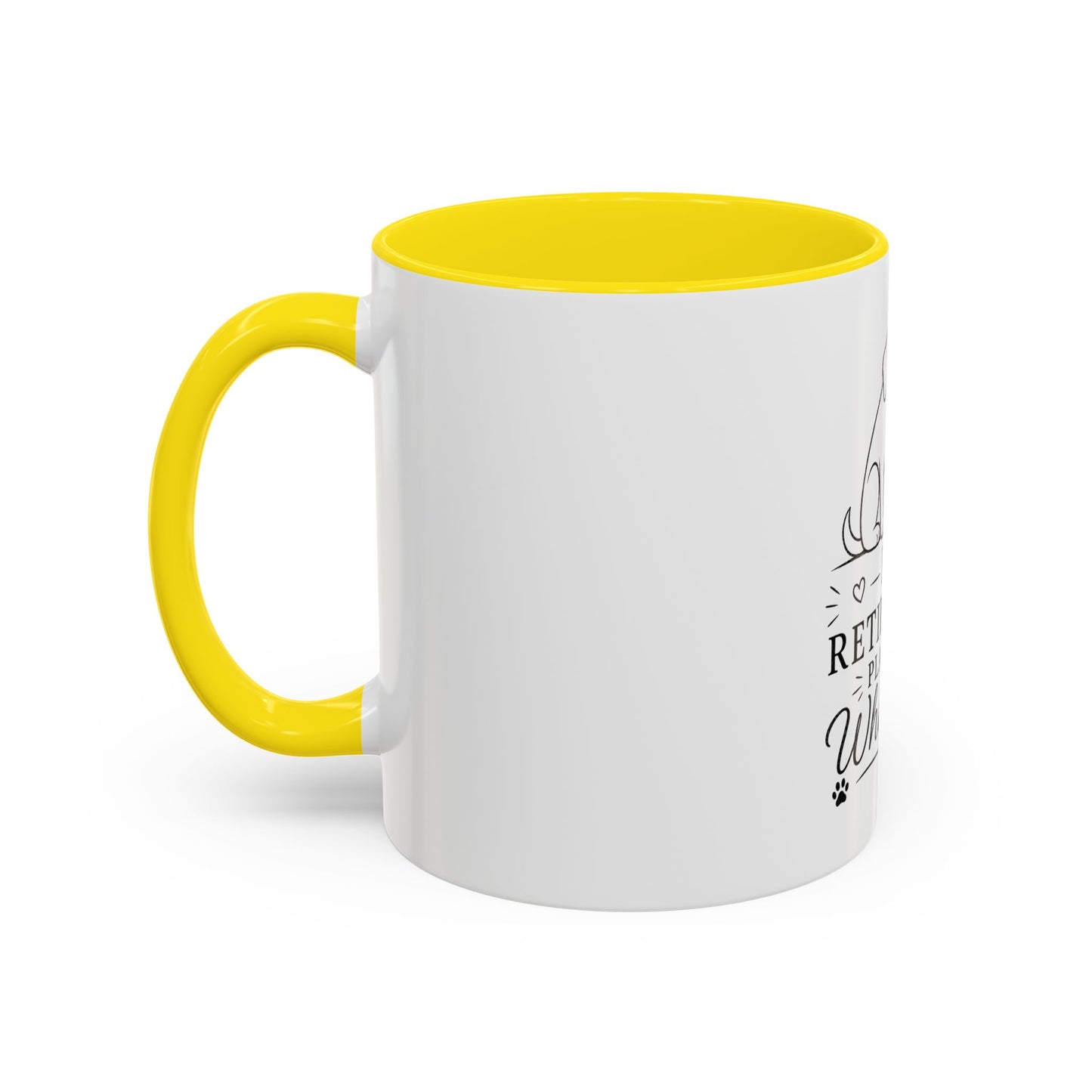 My Retirement Plan Has Whiskers Mug | Cat and Dog Illustration Coffee Mug