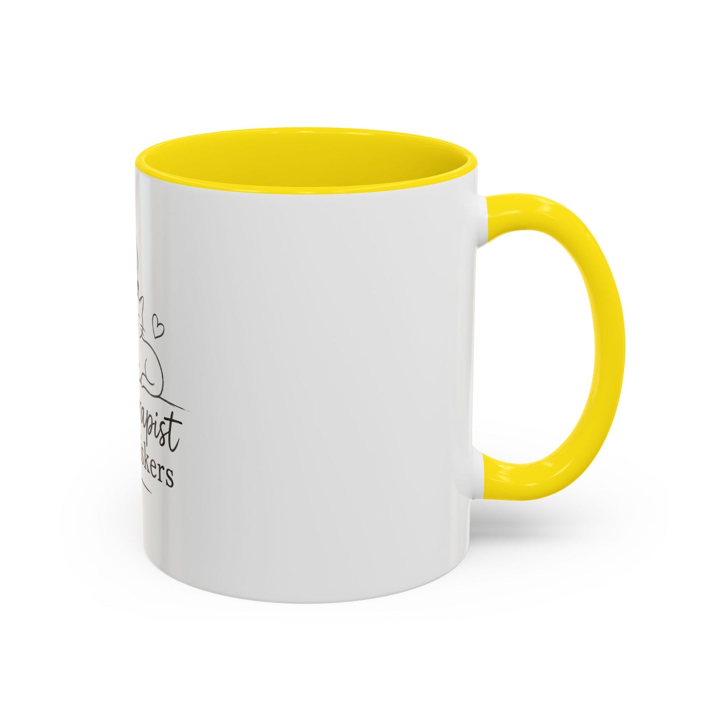 My Therapist Has Whiskers Mug | Cat and Dog Illustration Coffee Mug