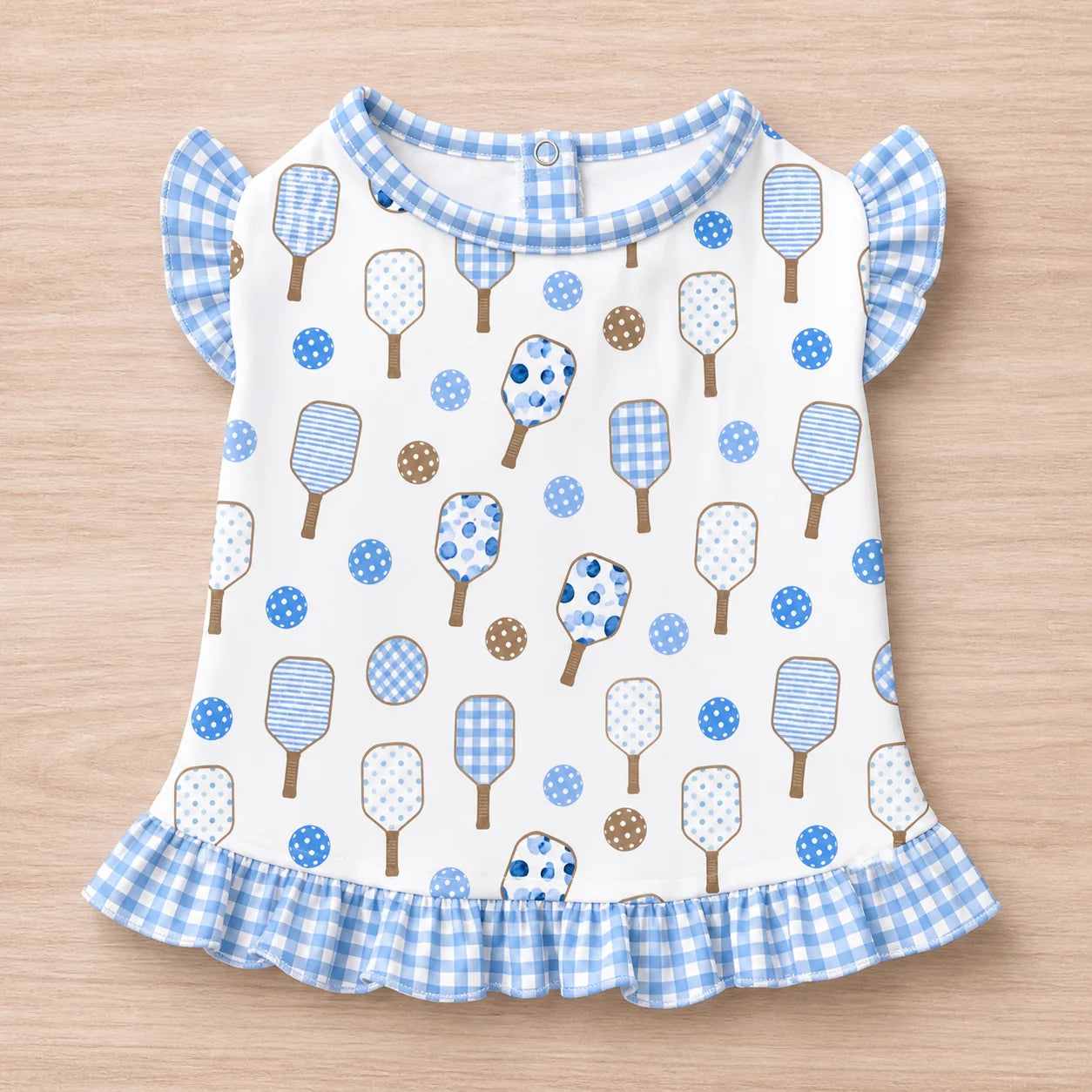 GRIFFY & DRAKE - "Pickleball Pals" Ruffle Shirt