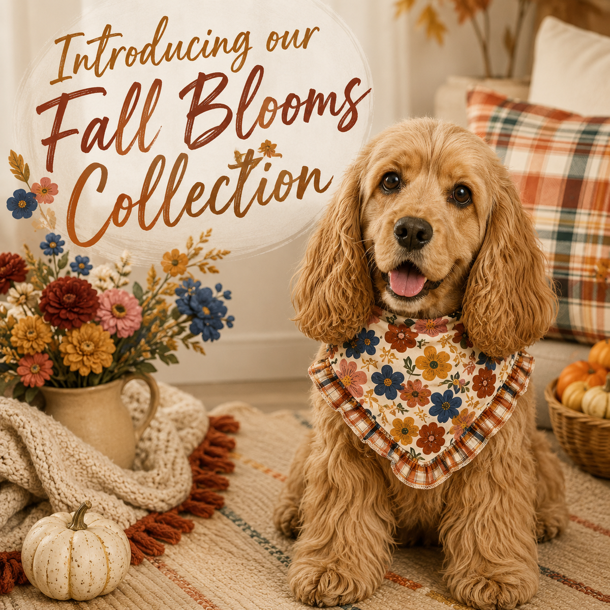 GRIFFY & DRAKE - "Fall Blooms" Sailor Bow