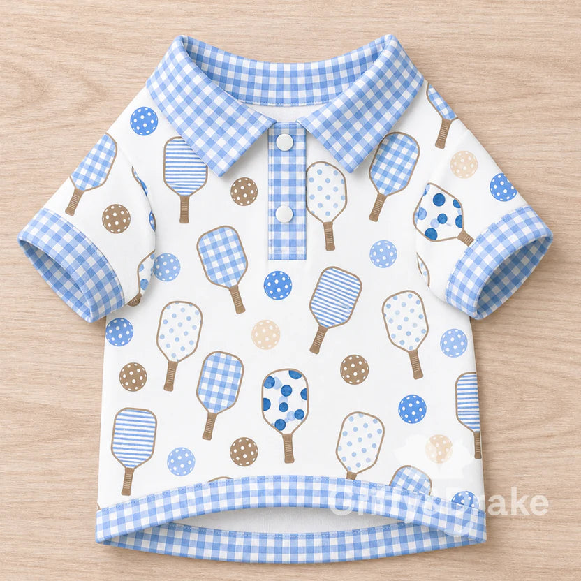 GRIFFY & DRAKE - "Pickleball Pals" Collar Shirt