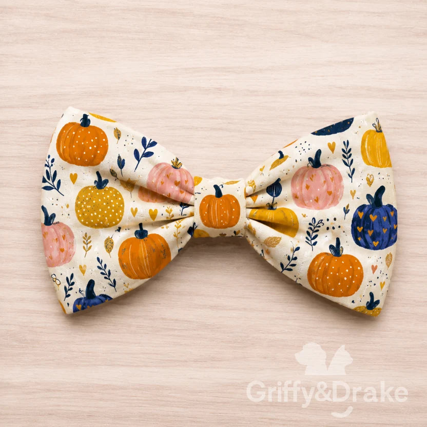 GRIFFY & DRAKE - "Pretty Pumpkins" Bow Tie