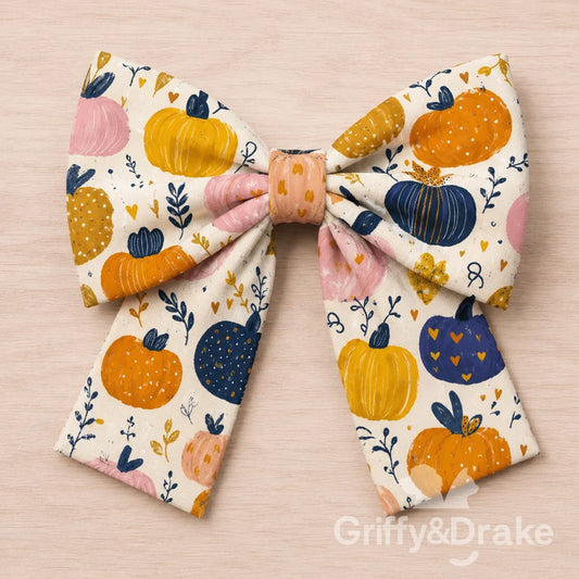 GRIFFY & DRAKE - "Pretty Pumpkins" Sailor Bow