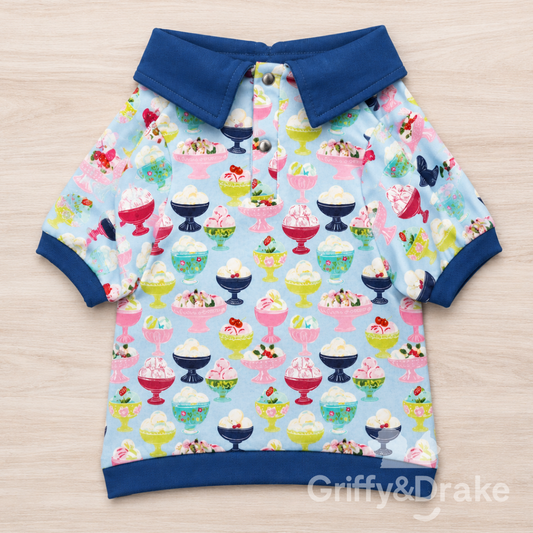 GRIFFY & DRAKE - "Sunday Fun Day" Collar Shirt