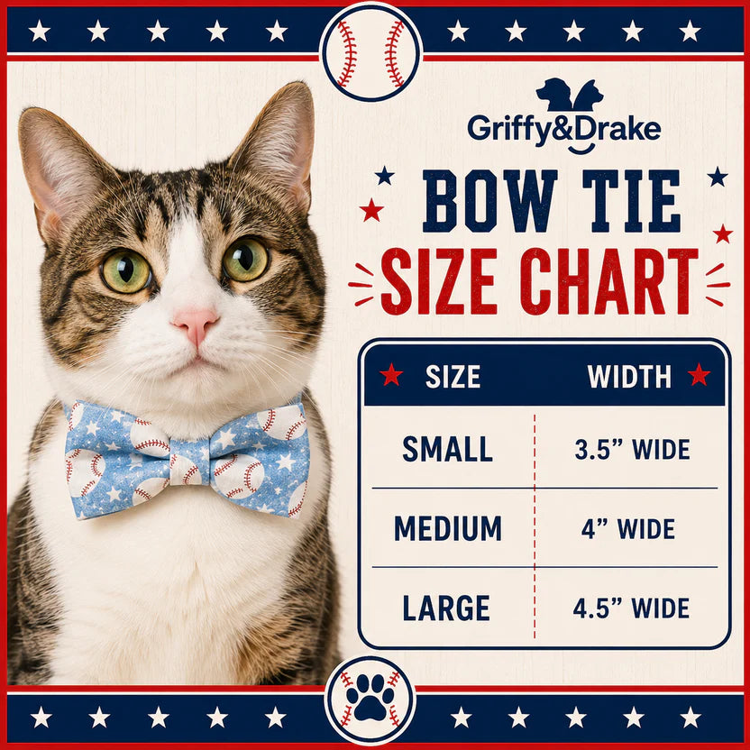 GRIFFY & DRAKE - "Petal Pets" Bow Tie - SMALL - IN STOCK ITEM